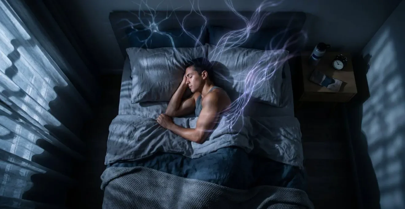 Rappresentazione delle fasi del sonno con focus sulla fase profonda per il recupero atletico